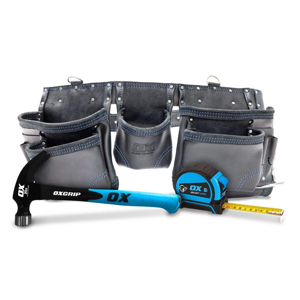 OX Tools Four Piece Construction Rig Outback Leather 