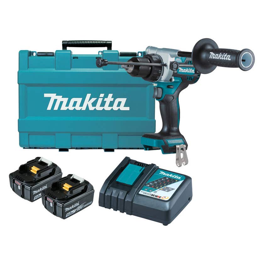 Makita 18V Brushless Hammer Drill Kit DHP486RTE