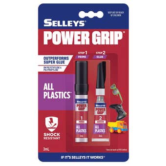 Selleys Power Grip Glue All Plastics 3ml