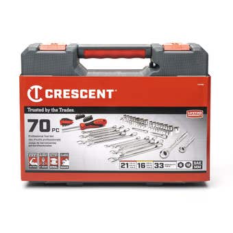Crescent Tool Drive Set 1/4'' & 3/8''- 70 Piece