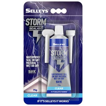 Selleys Storm Waterproof Sealant Clear 75g