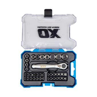 OX Mini Socket & Screwdriver Set - 37 Piece