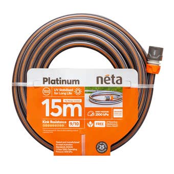 Neta Platinum Fitted Hose 12mm x 15m
