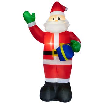 Arlec Inflatable Santa with Present Low Voltage 3m