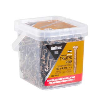 Buildex Screw T25 Star Drive Treated Pine Climacoat 10g x 65mm - Box of 500