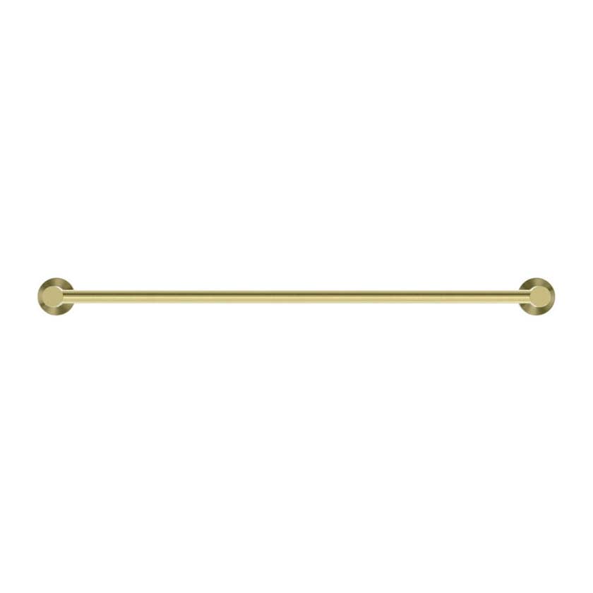 Nero Mecca Double Towel Rail Brushed Gold 600mm
