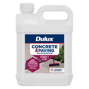 Dulux Concrete & Paving Bare Concrete Etch & Clean 4L