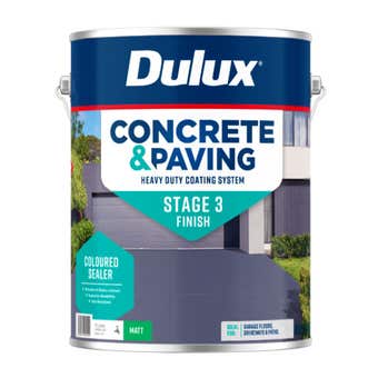 Dulux Concrete & Paving Coloured Sealer Matt White 10L