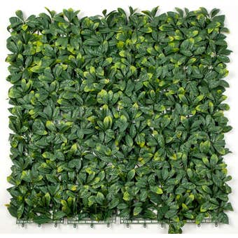 Laurel Hedge UV Resistant Artificial Vertical Garden Wall Panel 1m x 1m