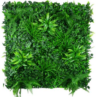 Luxury Green Tropics UV Resistant Artificial Vertical Garden Wall Panel 1m x 1m