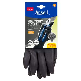 Vileda Ansell Heavy Duty Gloves Large
