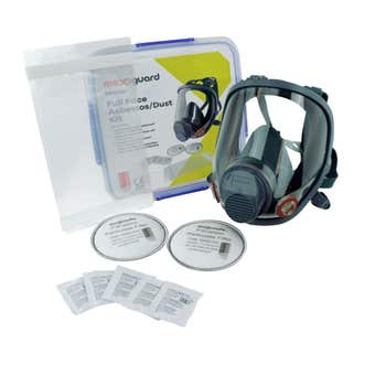 Maxiguard Respirator Full Face Asbestos/Dust Kit Medium