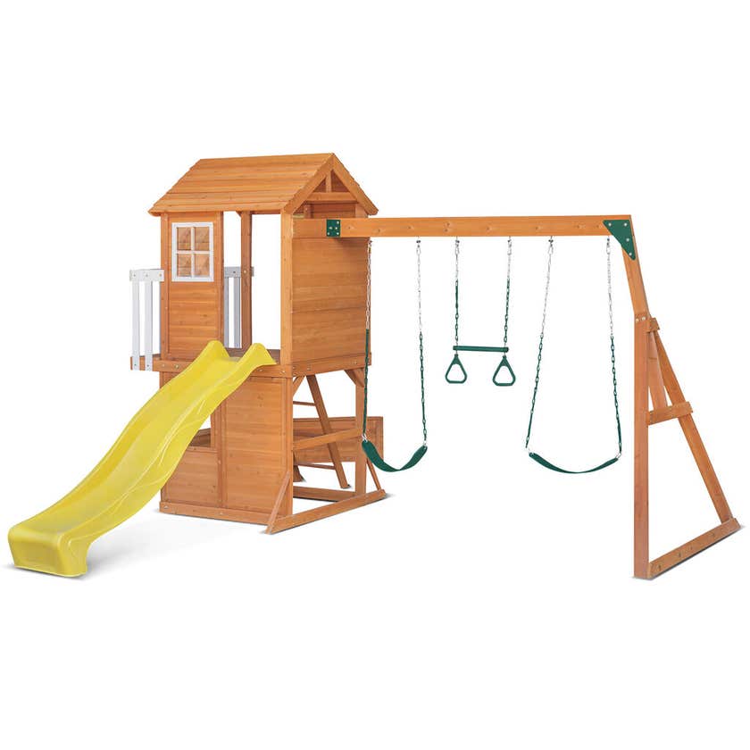 Lifespan Kids Springlake Play Centre with Yellow Slide 2.2m