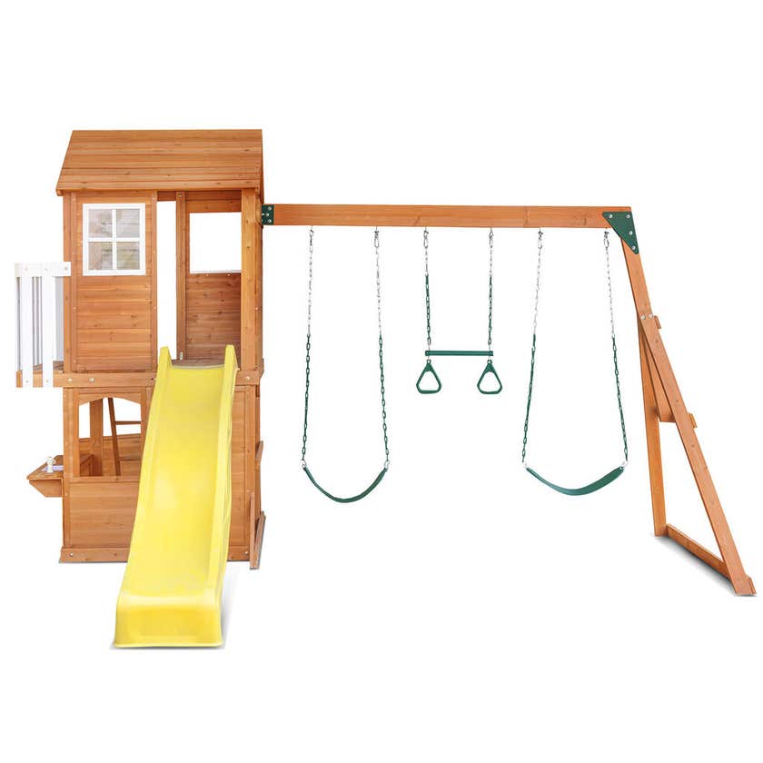 Lifespan Kids Springlake Play Centre with Yellow Slide 2.2m