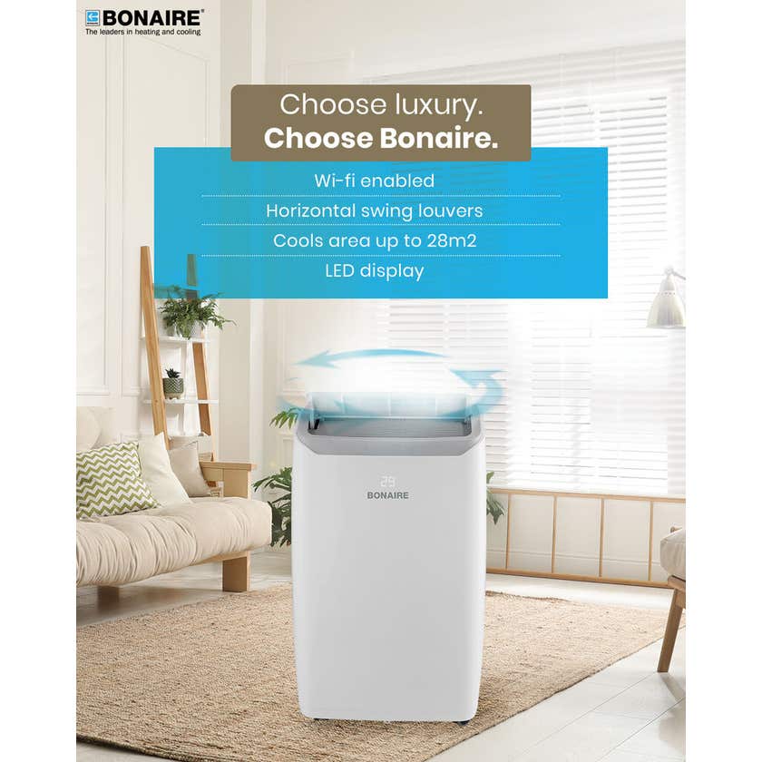 Bonaire 3.5Kw Portable Air Conditioner Wi-Fi Enabled