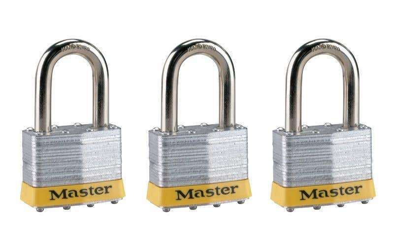 3 padlock set