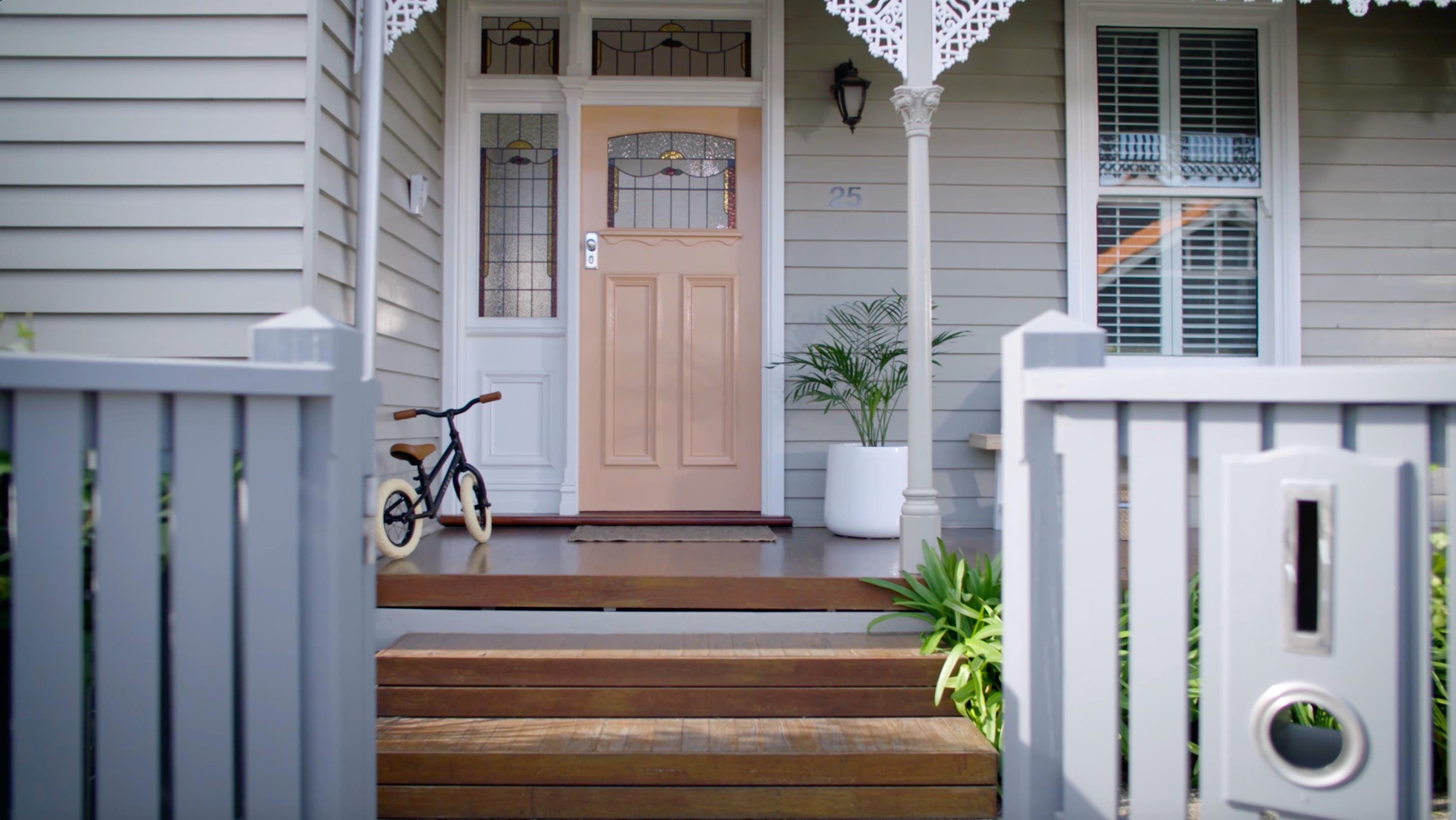  front porch and front door 