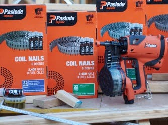 Paslode nail gun shop mitre 10