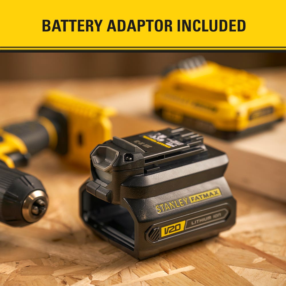 Battery Adaptor Included
