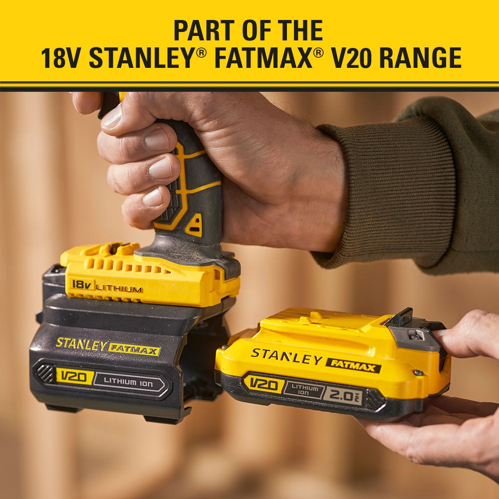 Part Of The 18V STANLEY® FATMAX® V20 Cordless System