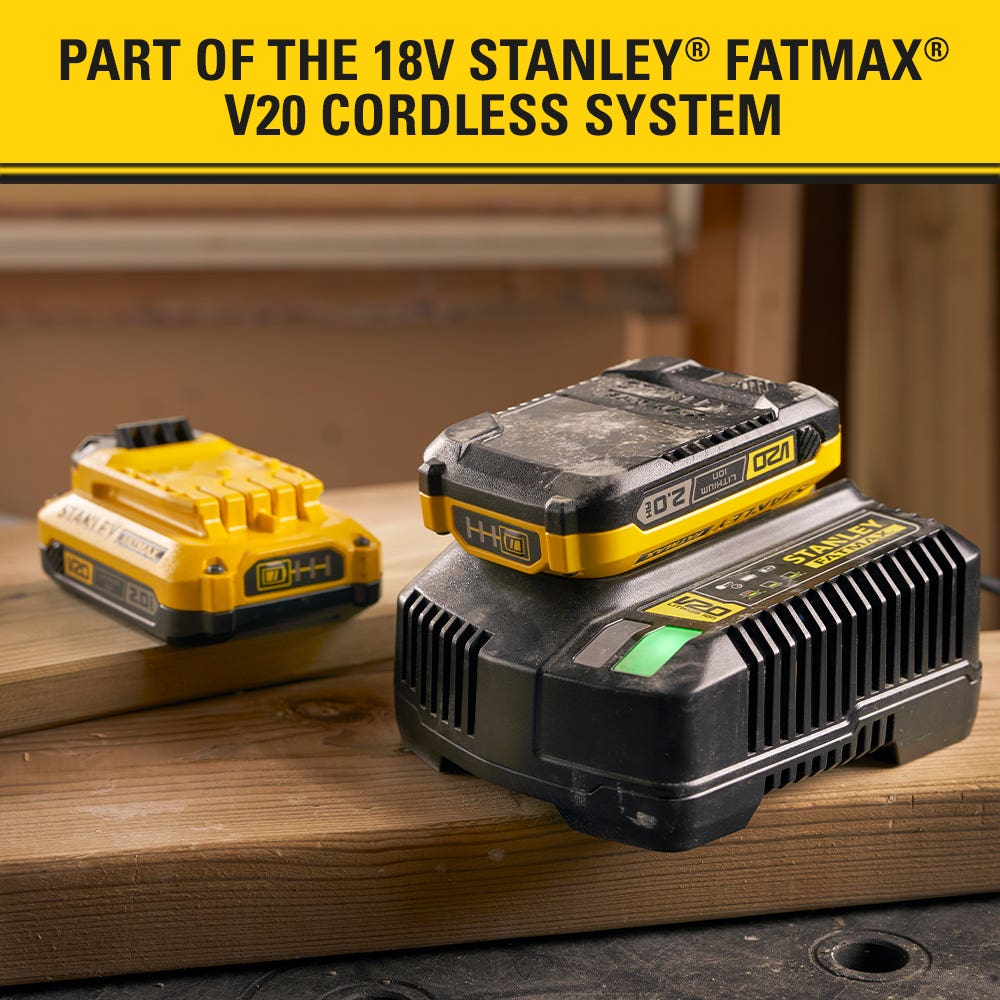 Part Of The 18V STANLEY® FATMAX® V20 Cordless System