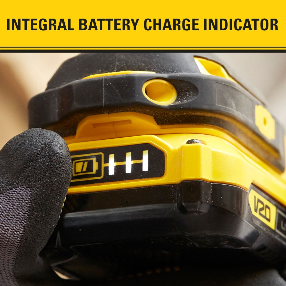 Integral Battery Charge Indicator