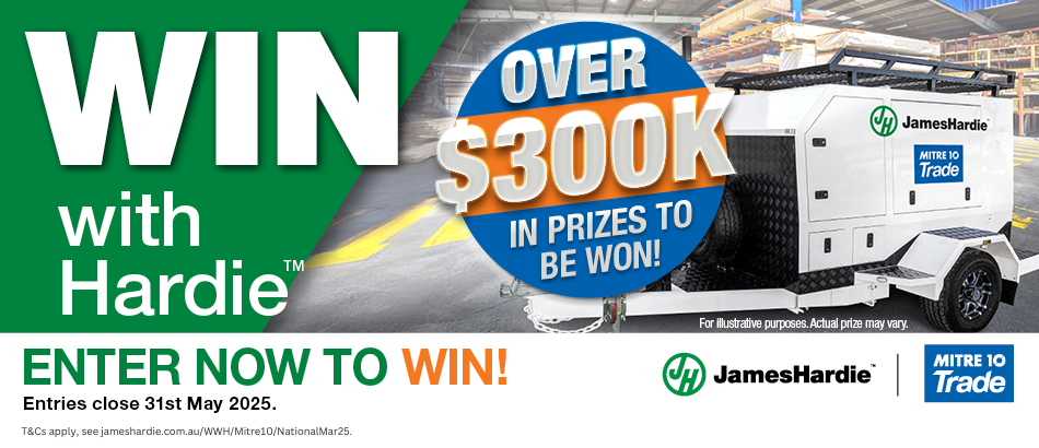 win with james hardie