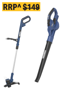 Rockwell 18V Line Trimmer & Blower Kit