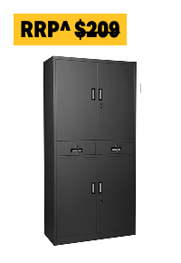 Garage Select 4 Door 2 Drawer Lockable Cabinet