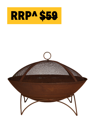 Glow Tuscany Fire Pit with Mesh Lid
