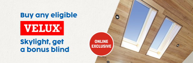 Velux Roof Windows gift with purchase