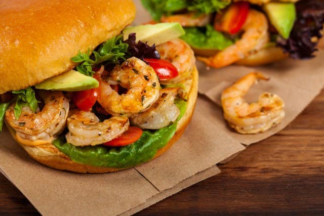 Weber BBQ Prawn Sliders