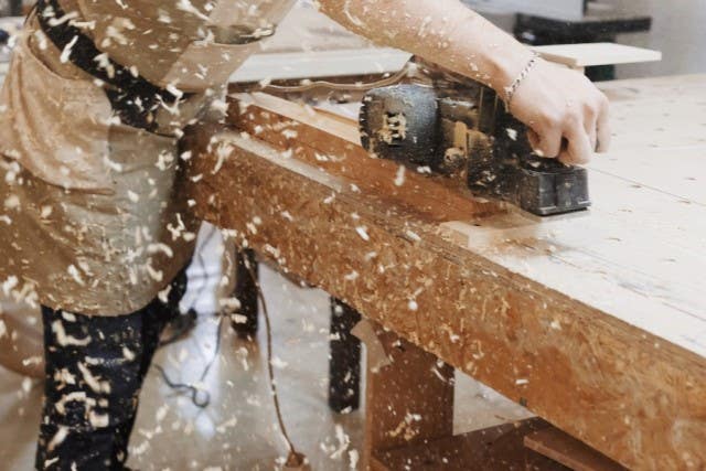 Create DIY Timber Workbench