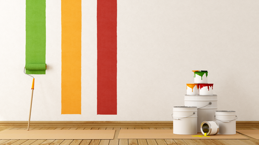  selecting interior paint style 