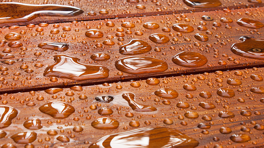 To know if your deck is well-sealed spray some water on the timber, if the water beads then it is sealed.