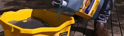 use cabot's deck clean