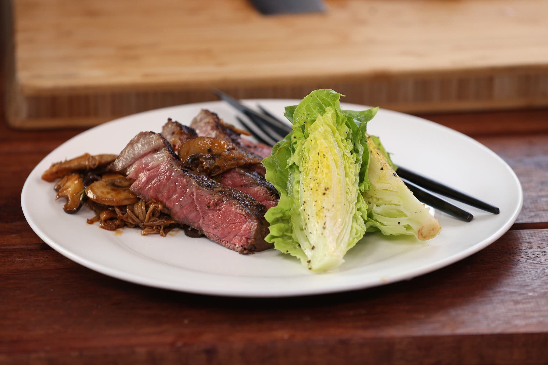  Perfect steak on the BBQ 