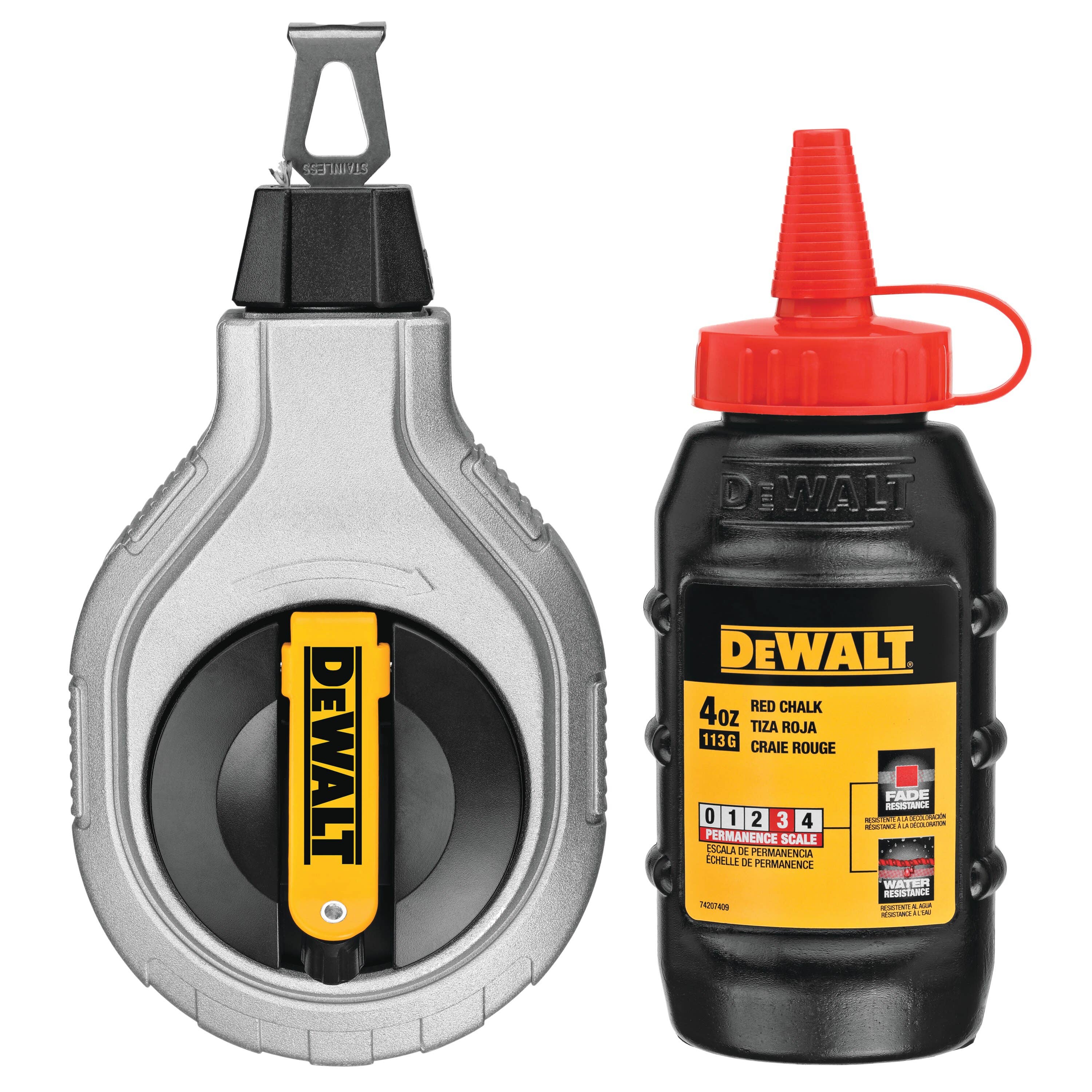 DeWALT Chalk Line Reels & Chalk