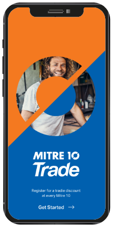 Step 1. Download the Mitre 10 Trade App