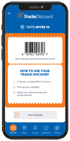 Step 3. Show your barcode at the counter