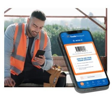 Sign up to the Mitre 10 Trade App